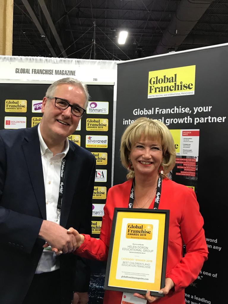 Хелен Дорон получила награду в категории «Лучшая детская и образовательная франшиза