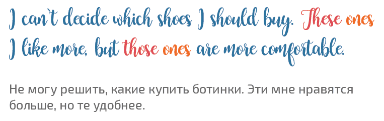 указательные местоимения в английском языке