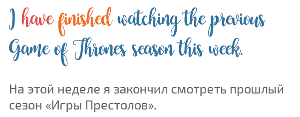 английская грамматика present perfect tense