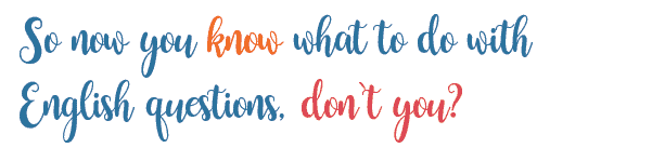 английский язык разделительные вопросы