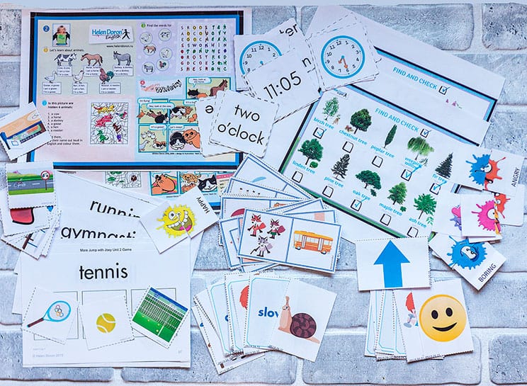 Развивающие шаблоны для домашнего обучения английским