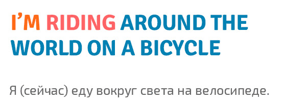 английская грамматика настоящее длительное время